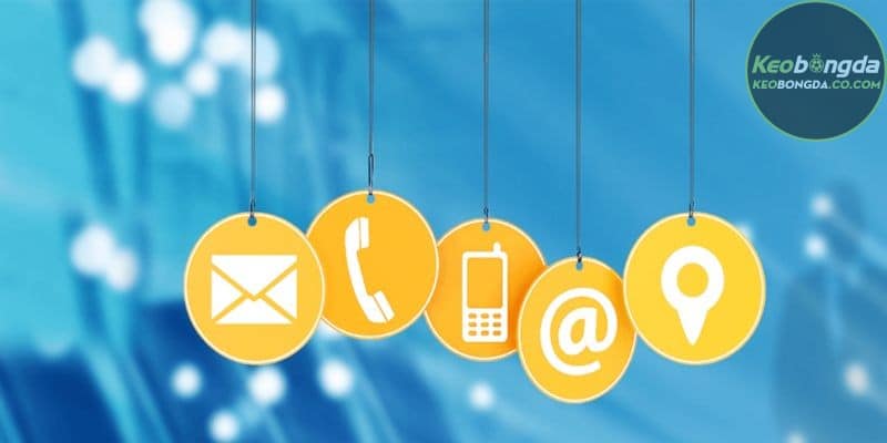 Có nhiều cách để bạn có thể liên hệ Keobongda.co.com